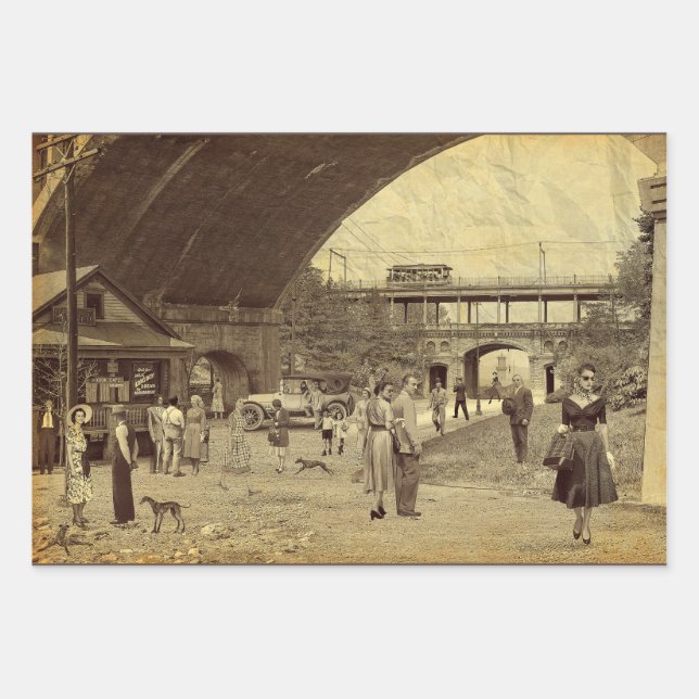 Who's that girl? wrapping paper sheets (Front)