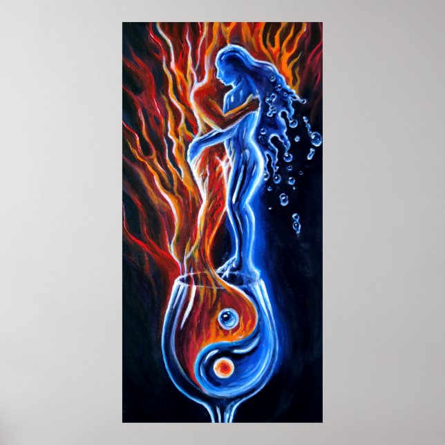 Who's the fire, who's the water poster (Front)