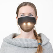 Who's There? Adult Cloth Face Mask (Worn)