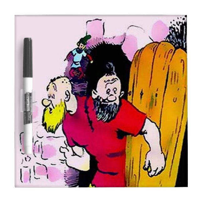 Who's There Dry Erase Board w/ Pen (Front)