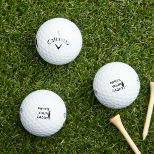 Who's Your Caddy Golf Balls - Custom Callaway