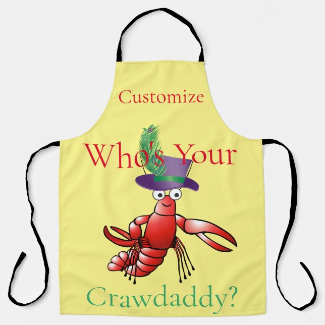 Who's Your Crawdaddy? Thunder_Cove Apron (Front)