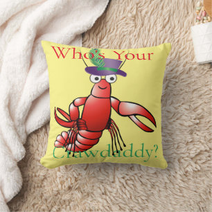 Who's Your Crawdaddy? Thunder_Cove Throw Pillow