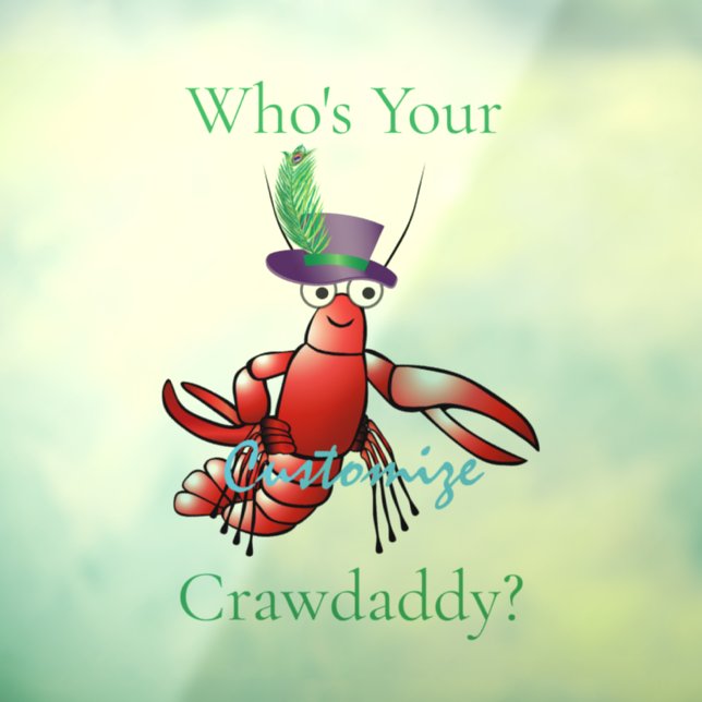 Who's Your Crawdaddy? Thunder_Cove Window Cling (Sheet 3)
