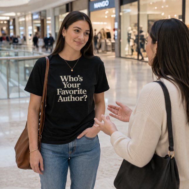 Who's Your Favorite Author? Reading T-Shirt (Creator Uploaded)