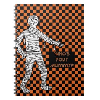 Who's Your Mummy Halloween Notebook