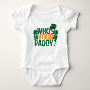 Who's Your Paddy? Funny St. Patrick's Day Baby Bodysuit