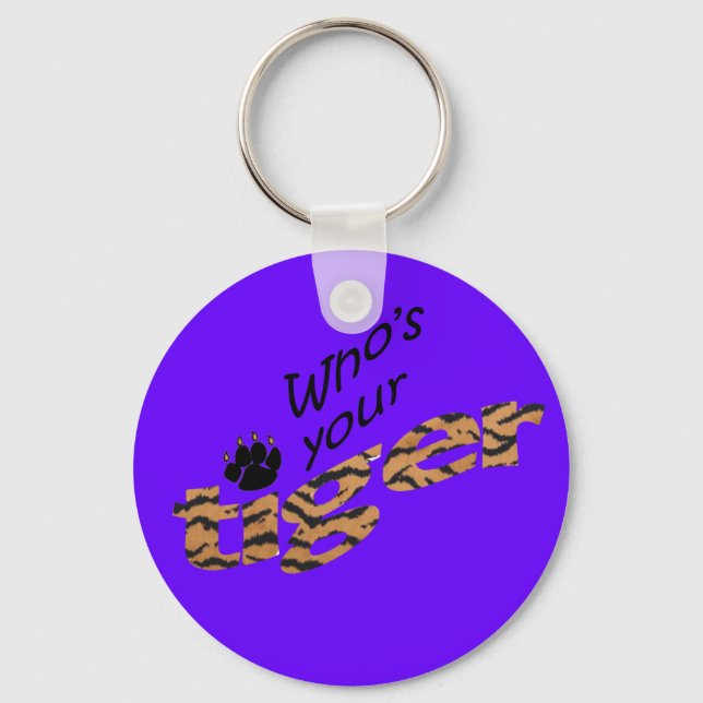 who's your tiger keychain (Front)