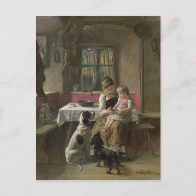 Whose Dinner is it? Postcard (Front)