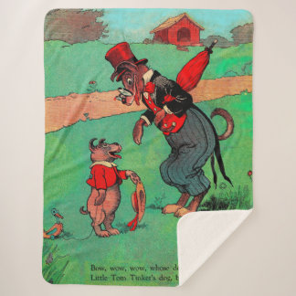 whose dog art thou? sherpa blanket