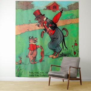 whose dog art thou? tapestry