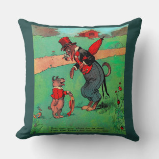 whose dog art thou? throw pillow
