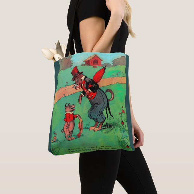whose dog art thou? tote bag (Close Up)