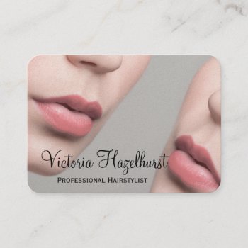 Whose Doing Your Hair Professional Business Card by LiquidEyes at Zazzle