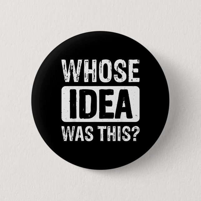 Whose Igovernment Agency Was This Design Button (Front)
