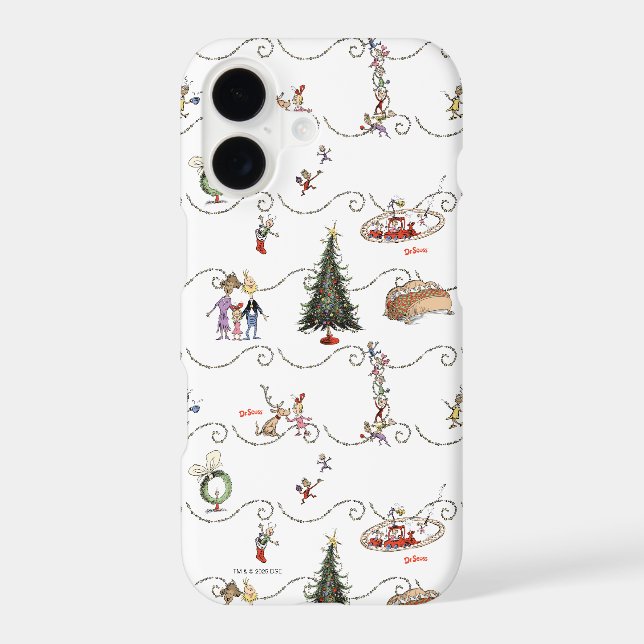 Whoville Christmas Garland Celebration Case-Mate iPhone Case (Back)