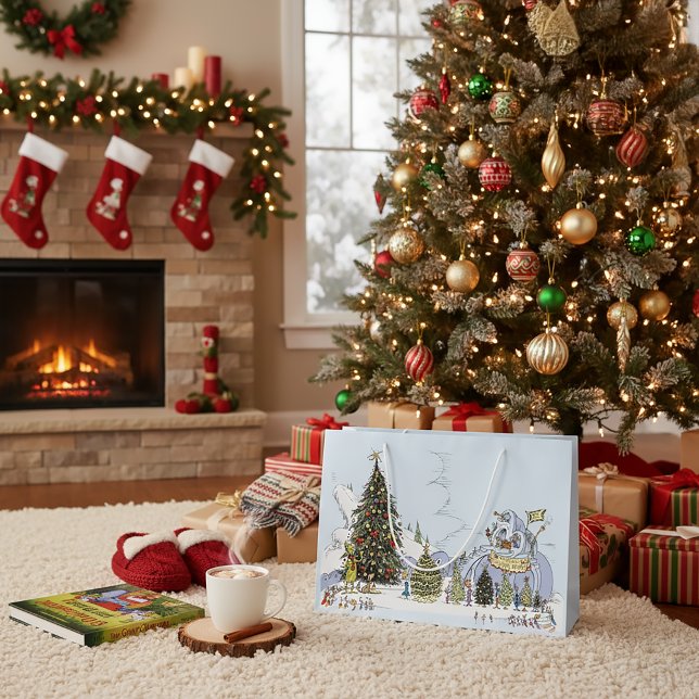 Whoville Christmas Tree Contest Large Gift Bag (Creator Uploaded)