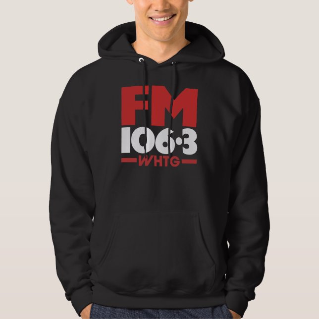 WHTG 106.3 FM Radio t-Shirt _ Hoodie (Front)
