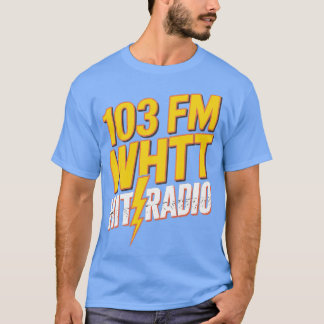 WHTT Retro 1980s Boston Radio Station T-Shirt