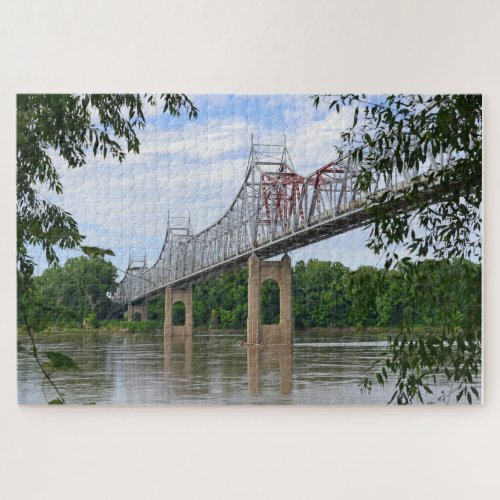 Why 47 Bridge at Washington Missouri Jigsaw Puzzle