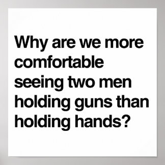 Why are we more comfortable seeing two men hold gu poster