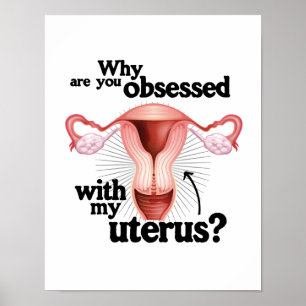 Why are you obsessed with my uterus - poster