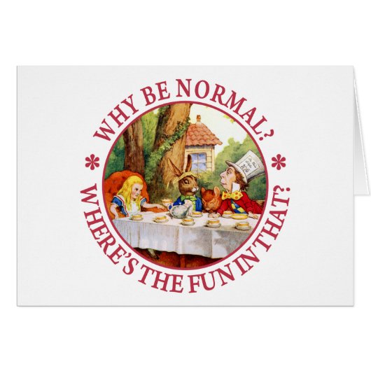 Why Be Normal? Where's the Fun in That? Cards (Front Horizontal)