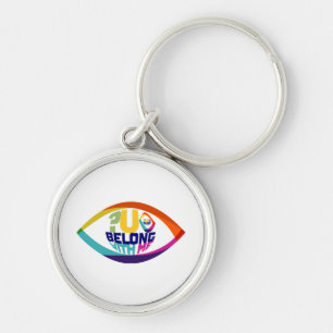 Why Can't You See You Belong With Me Keychain