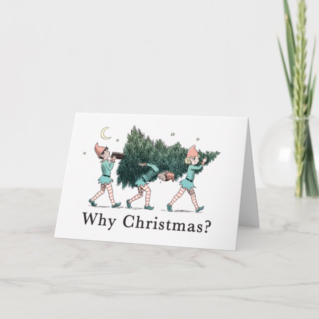 "Why Christmas?" Holiday card (Front)