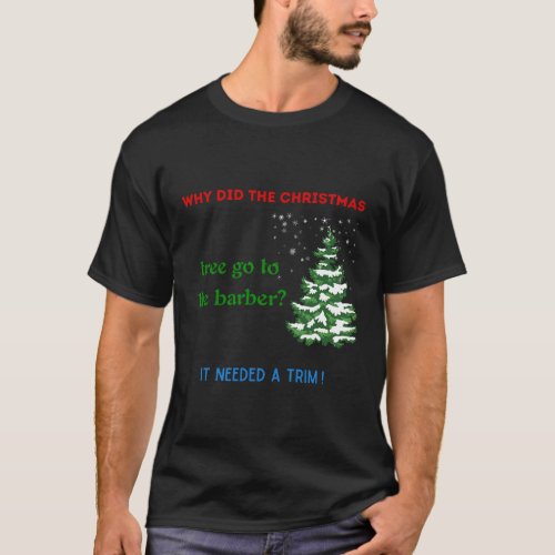 Why did the Christmas tree go to the barber shirt 