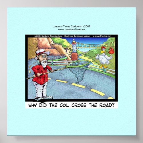 Why Didnt Chicken Cross Road Funny Canvas Print