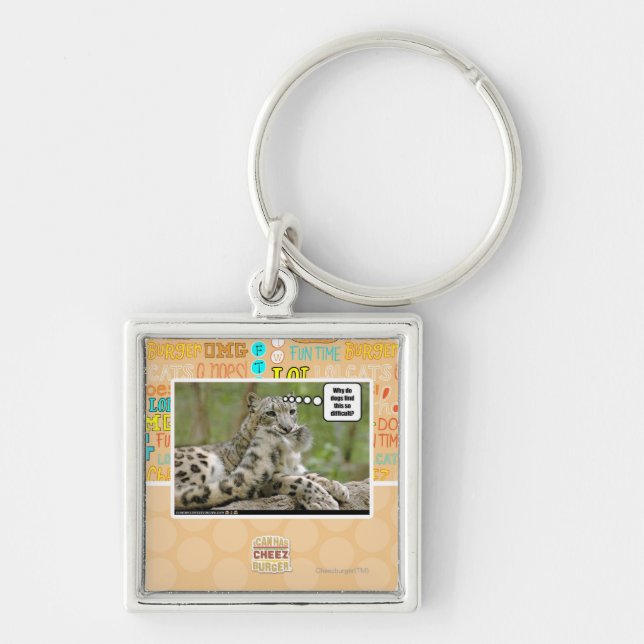 Why do dogs find this so difficult? keychain (Front)