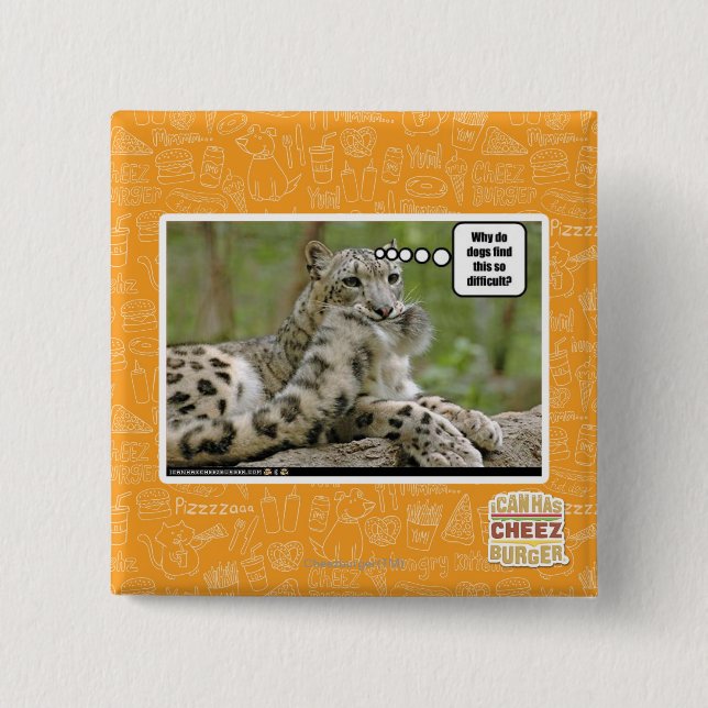 Why do dogs find this so difficult? pinback button (Front)