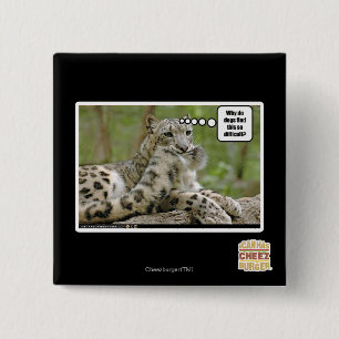 Why do dogs find this so difficult? pinback button