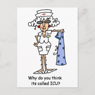 Why do you think it's called ICU? Postcard
