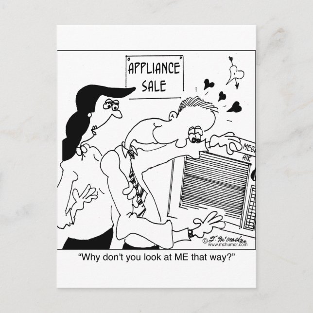 Why don't you look at ME that way? Postcard (Front)