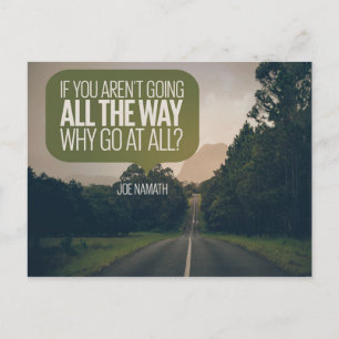 Why Go At All Postcard