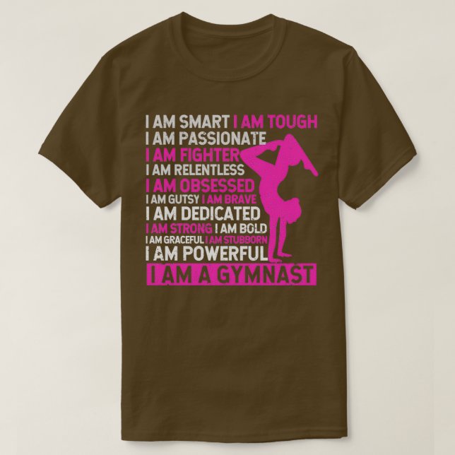 Why go when you can cartwheel tumbling gymnastics T-Shirt (Design Front)