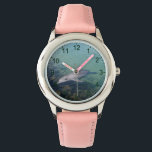 Why Hello Mr Dolphin, Kids Leather Watch<br><div class="desc">Pictured close to shore a dolphin has come to say hello</div>