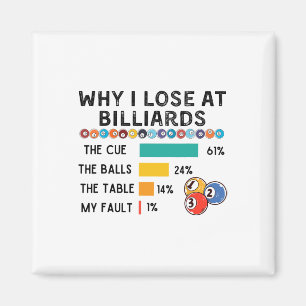 Why I Lose At Billiards Pool And Billiard Player A Magnet
