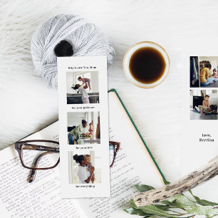 Why I Love You Mom Photo Strip Bookmarks