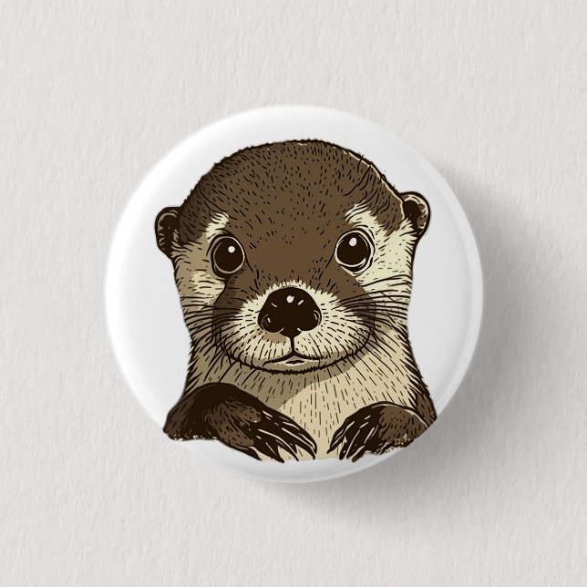 Why I otter  Button (Front)