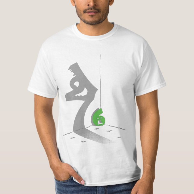 Why is six afraid of seven? T-Shirt (Front)