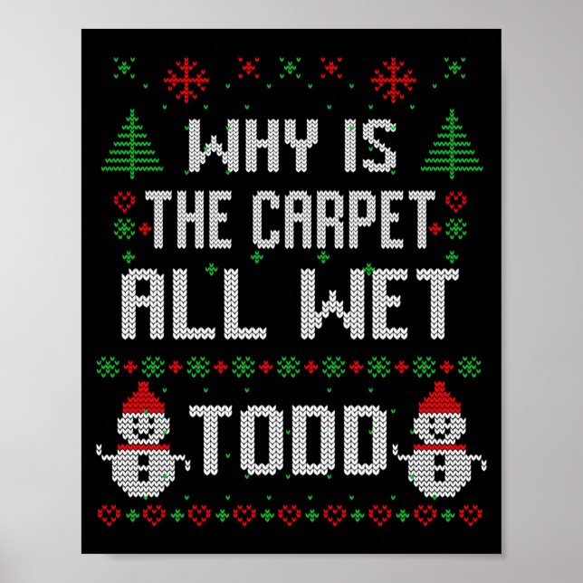 Why Is The Carpet All Wet Todd  Poster (Front)