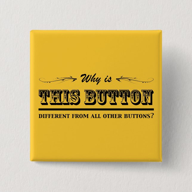 Why is this button? pinback button (Front)
