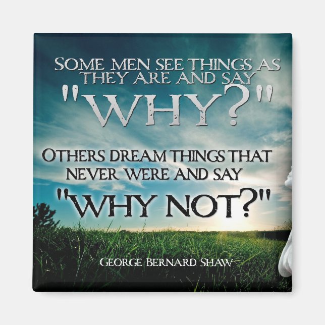 WHY? Motivational Magnet (Front)