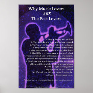 Why Music Lovers Are The Best Lovers Poster
