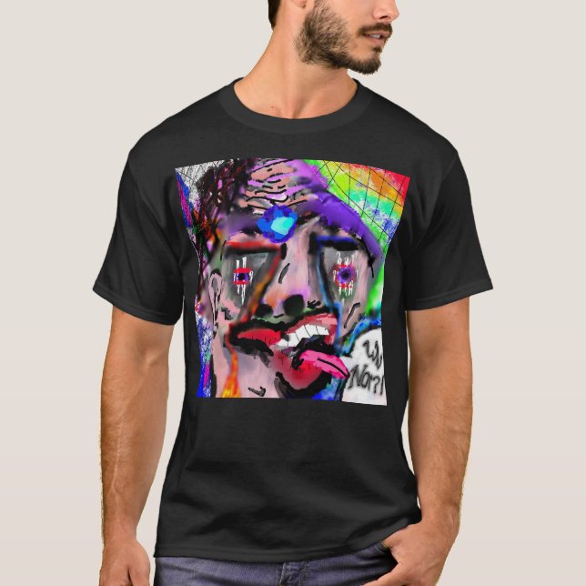 "WHY NOT?!" by thaddeus & crimson, Adam Moyer T-Shirt (Front)