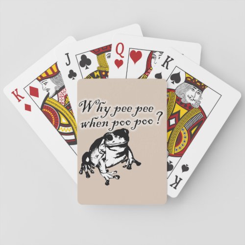 why peepee when poopoo poker cards