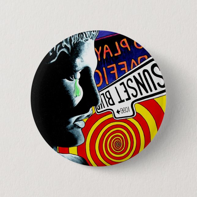 "WHY" PINBACK BUTTON (Front)